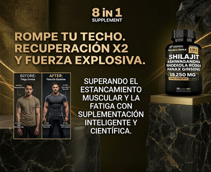 SHILAJIT MUSCLEMAX 8 EN 1