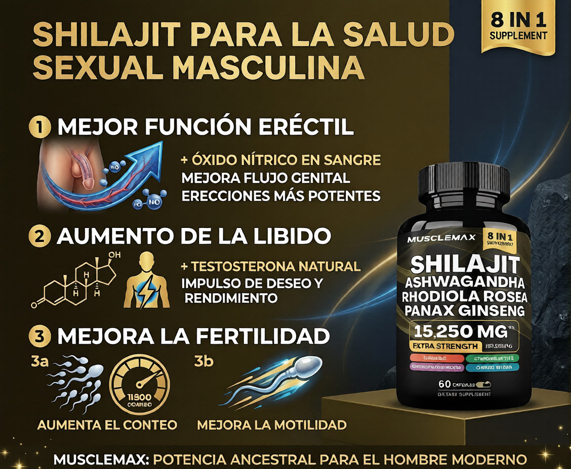 SHILAJIT MUSCLEMAX 8 EN 1