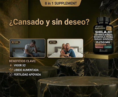 SHILAJIT MUSCLEMAX 8 EN 1