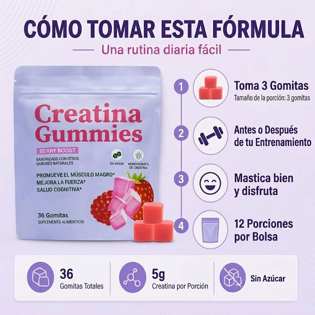Gomitas de Creatina Premium