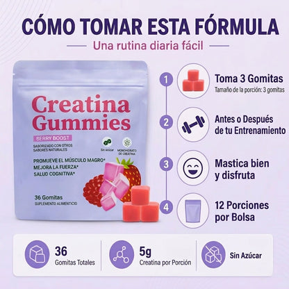 Gomitas de Creatina Premium