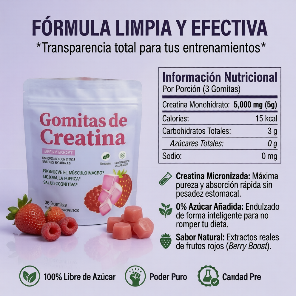 Gomitas de Creatina Premium