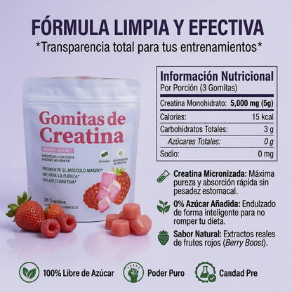 Gomitas de Creatina Premium
