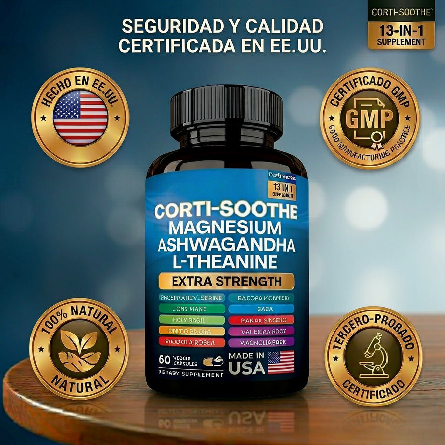 Corti-Soothe - Suplemento Fórmula Premium 13-en-1