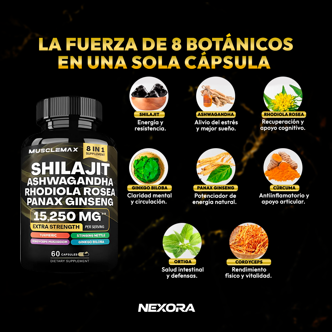 SHILAJIT MUSCLEMAX 8 EN 1
