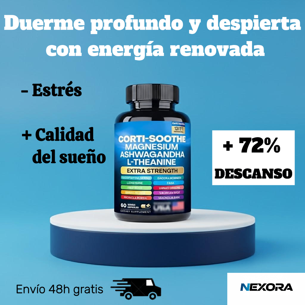 Suplemento Antiestrés Cortisol Balance. Libérate de la tensión diaria y recupera tu energía vital
