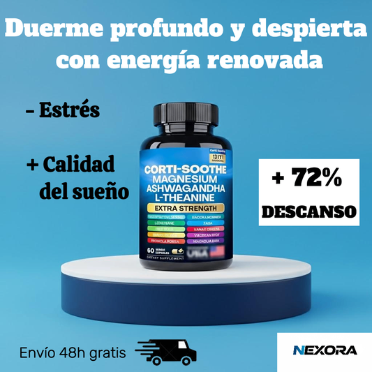 Suplemento Antiestrés Cortisol Balance. Libérate de la tensión diaria y recupera tu energía vital