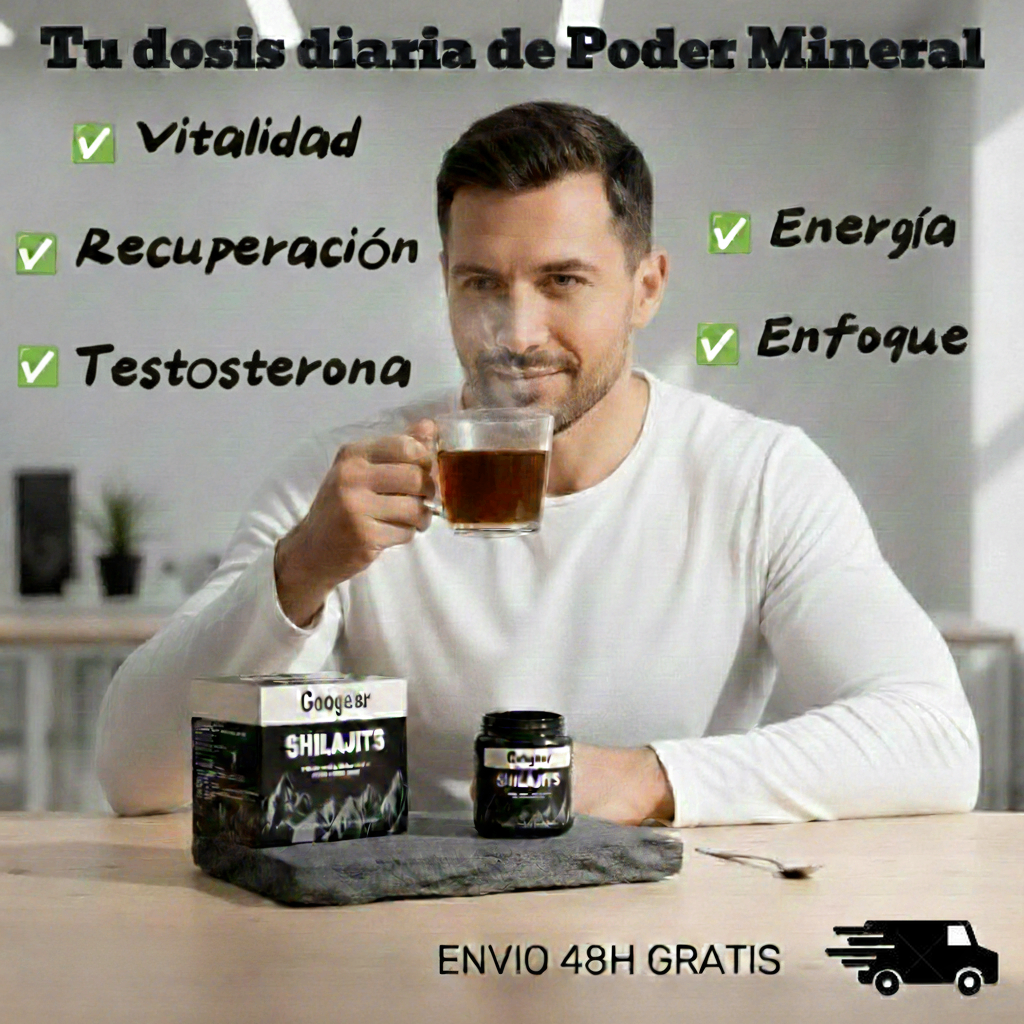Shilajit Puro del Himalaya - Resina Mineral para Energía y Claridad Mental