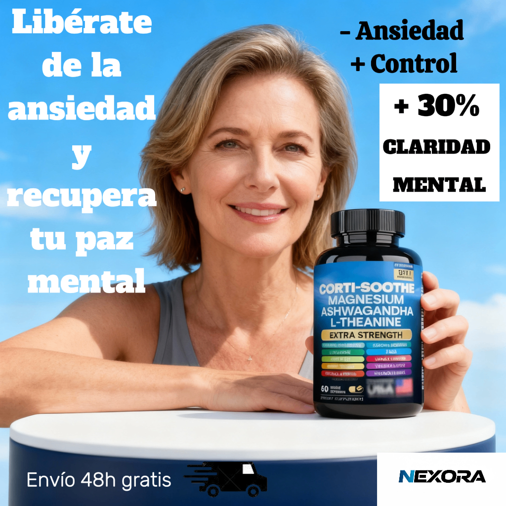 Suplemento Antiestrés Cortisol Balance. Libérate de la tensión diaria y recupera tu energía vital