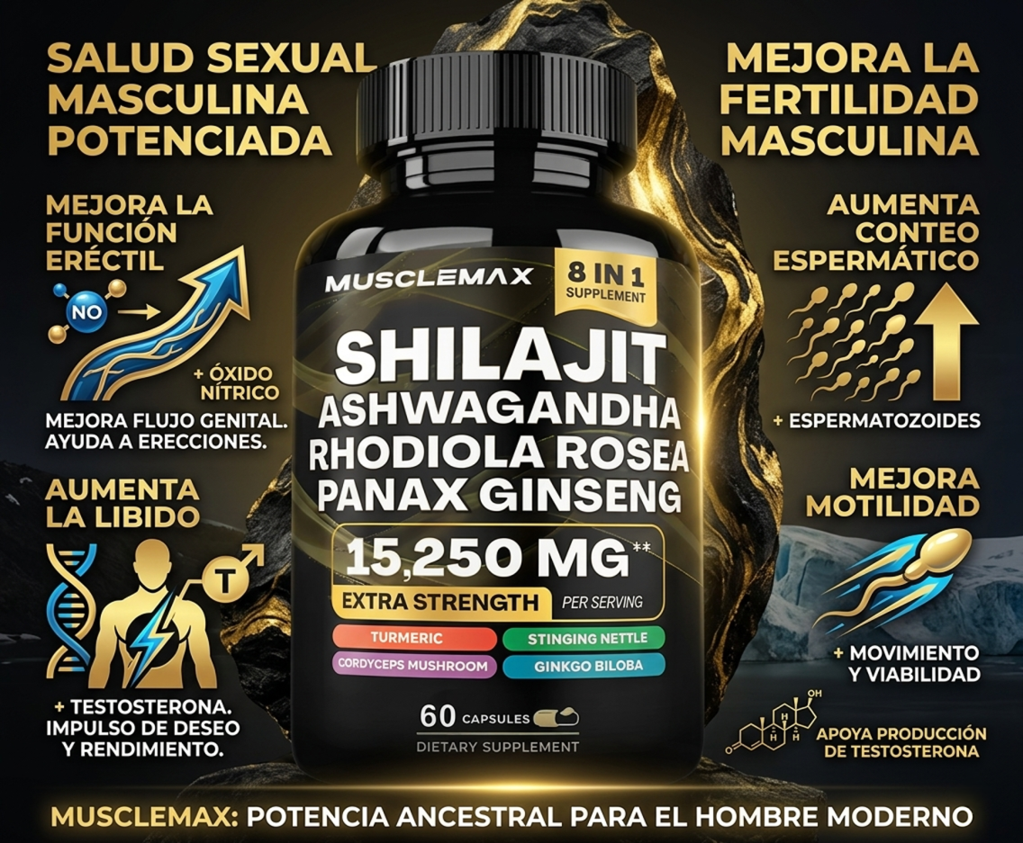 SHILAJIT MUSCLEMAX 8 EN 1